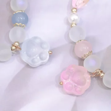 琉璃小貓爪×固定式串珠手鍊×共二色.avif