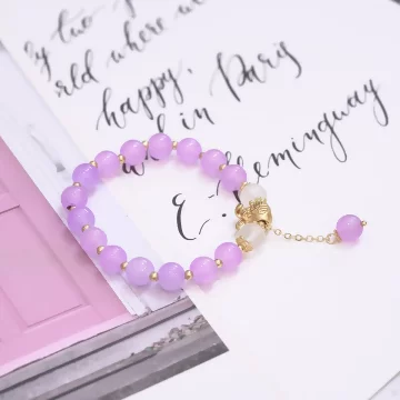 福兔洋紫琉璃晶×固定式串珠手鍊.avif