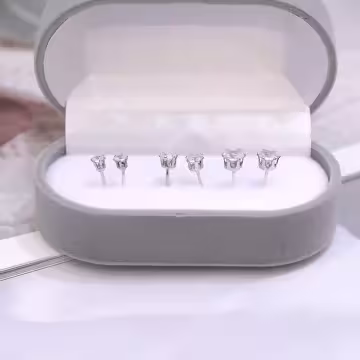 小鋯鑽×三套件耳環組