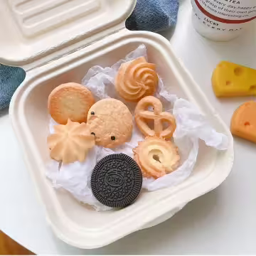 曲奇餅乾×仿真七套件髮夾組