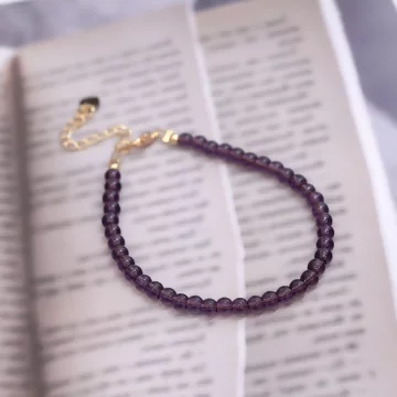 紫蘿蘭×水晶手鍊.avif