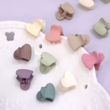 愛心造型小抓夾×五十套件髮夾組