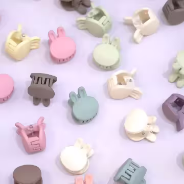兔兔造型小抓夾×五十套件髮夾組