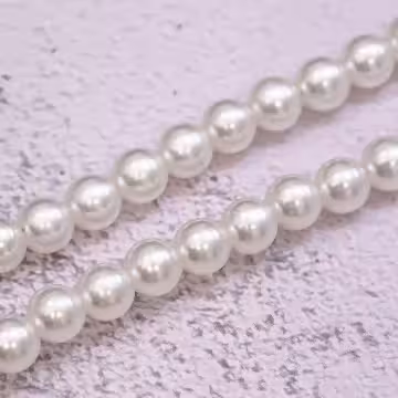 經典氣質珍珠×手機斜背雙勾掛繩