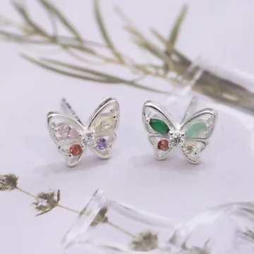 925銀飾×彩晶小蝴蝶×耳環.avif