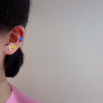 小豆子笑嘻嘻×三套件耳環組