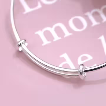 925銀飾×蝴蝶領結小鈴鐺×調節手環