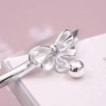 925銀飾×蝴蝶領結小鈴鐺×調節手環