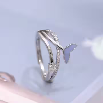 925銀飾×魚生有你×開口戒指