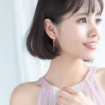 925銀針×星星流蘇小豆×耳線