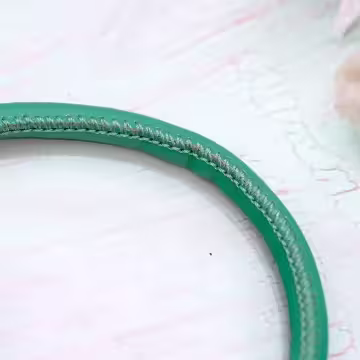 單色簡約皮革×手機腕帶掛繩×綠色