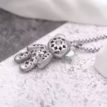 晶鑽小萌熊×中性長項鍊