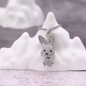 晶鑽小兔兔×中性長項鍊