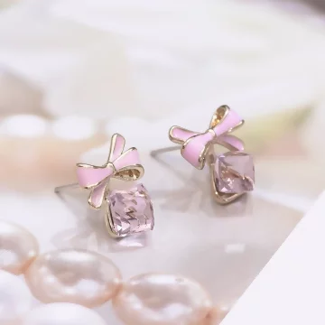 可愛蝴蝶結水晶×吊墜耳環.avif
