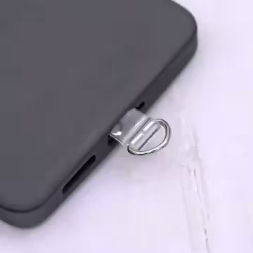 可調節雙環×金色×金蔥黑色布滌綸繩×手機斜背雙勾掛繩×金黑色