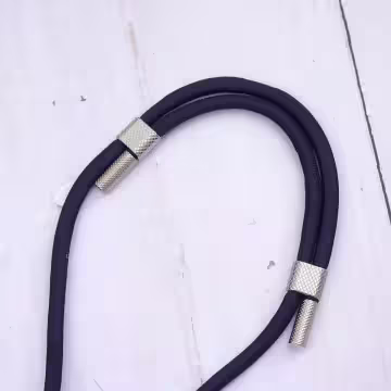 可調節雙環×銀色×純素色簡約滌綸繩×手機斜背雙勾掛繩×深藍