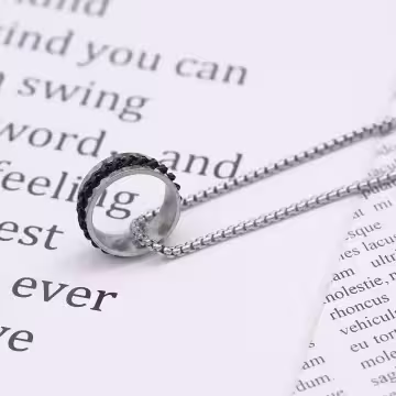 鍊條指環×中性長項鍊