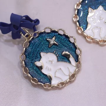 米磚色萌貓亮面×穿戴式手指甲片×二十四入.avif