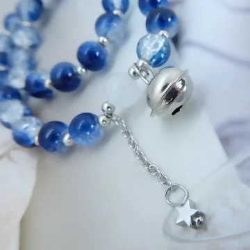 溏心藍爆晶鈴鐺×固定式串珠手鍊.avif