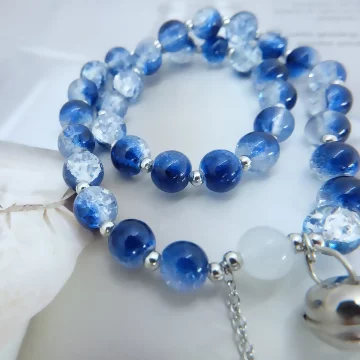 溏心藍爆晶鈴鐺×固定式串珠手鍊.avif