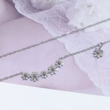 316鋼飾×雛菊花環×鎖骨項鍊×銀色.avif