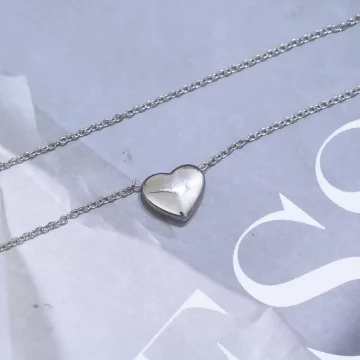316鋼飾×愛心×鎖骨項鍊×銀色.avif