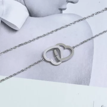 316鋼飾×心心相印×鎖骨項鍊×銀色.avif