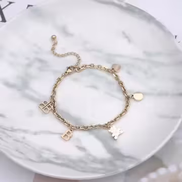 316鋼飾×小熊BABY×手鍊×金色