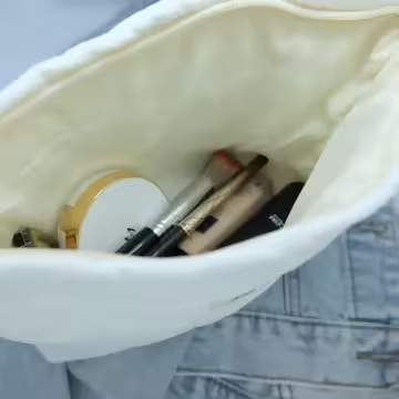 糖果愛心包&times;化妝包&times;白色