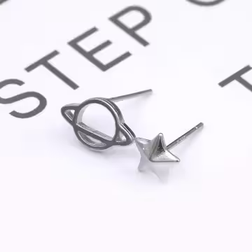 925銀針×星球光芒×耳環