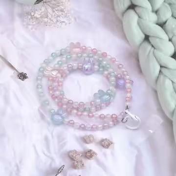 兔子繽紛樂×手機斜背雙勾掛繩