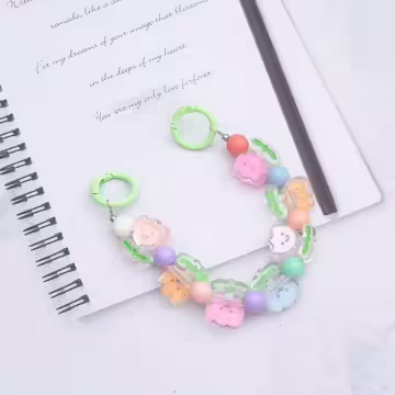 微笑小花×手機腕帶掛繩