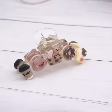 點心家族×鯊魚夾×透明