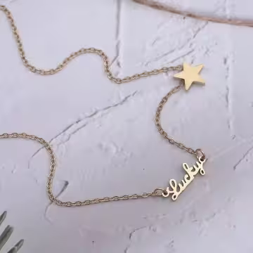 316鋼飾×Lucky好幸運×鎖骨項鍊×金色