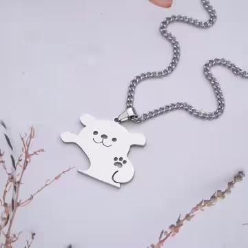 316鋼飾×汪汪我罩的×姐妹閨蜜情侶項鍊組