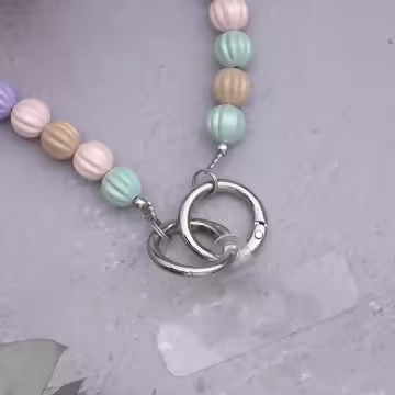 炫彩南瓜串珠×手機斜背雙勾掛繩