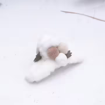 果子毛絨絨×鯊魚夾×共三色