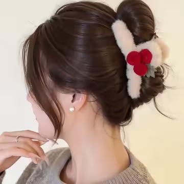 果子毛絨絨×鯊魚夾×共三色