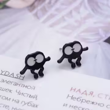 煤碳家族×三套件耳環組 