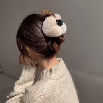 雙面愛心絨毛&times;抓夾&times;共二色