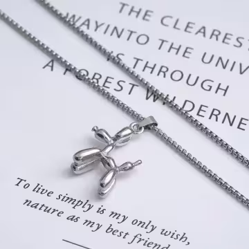 氣球狗狗×長項鍊