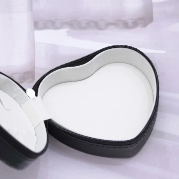 愛心雙層皮革×拉鍊飾品盒×白色.avif
