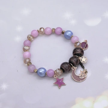 星月歡樂星球×固定式串珠手鍊×共三色.avif