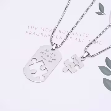 316鋼飾×拼湊回憶×姐妹閨蜜情侶項鍊組