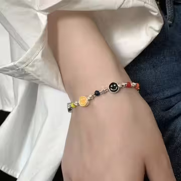 笑臉多巴胺×固定式串珠手鍊