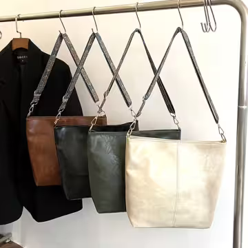 復古皮革圖騰織帶×斜背包×棕咖