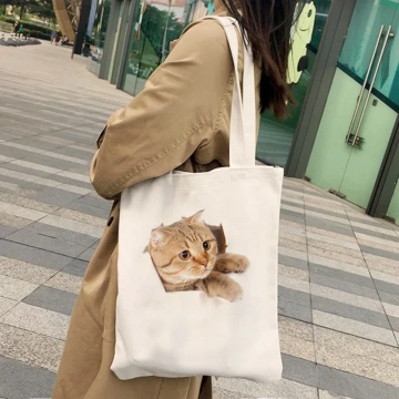 仿真貓咪帆布×肩背包×橘貓伸一手.avif