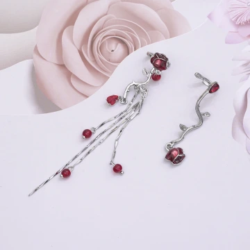 血色玫瑰×U型耳骨夾.avif