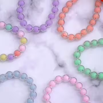 果凍小花朵×手機手提吊飾掛繩×彩色