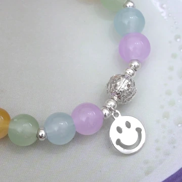 笑臉琉璃多巴氨×固定式串珠手鍊.avif